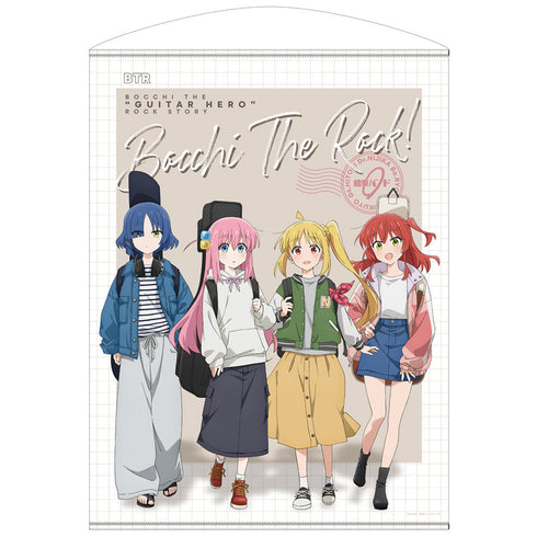 アニメ『ぼっち・ざ・ろっく!』描き下ろし 結束バンド 100cmタペストリー ストリートファッションVer.